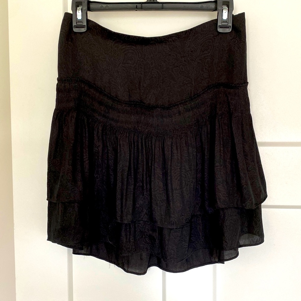 Fun, Flowy Black Skirt WHBM NWT size 2